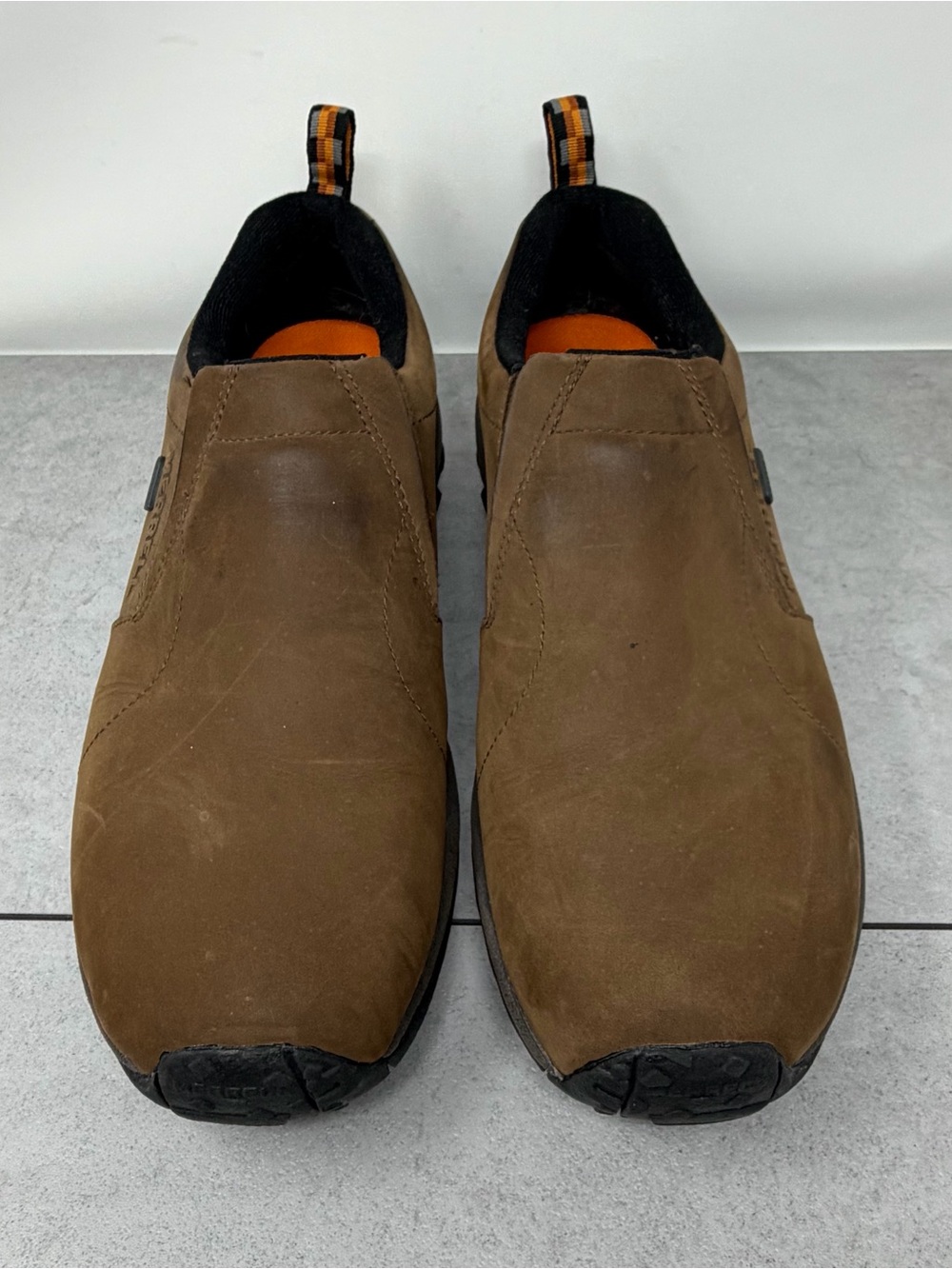Merrell Brown Nubuck Jungle Moc Slip-On Loafers Waterproof 13 US/48 EU Gorpcore